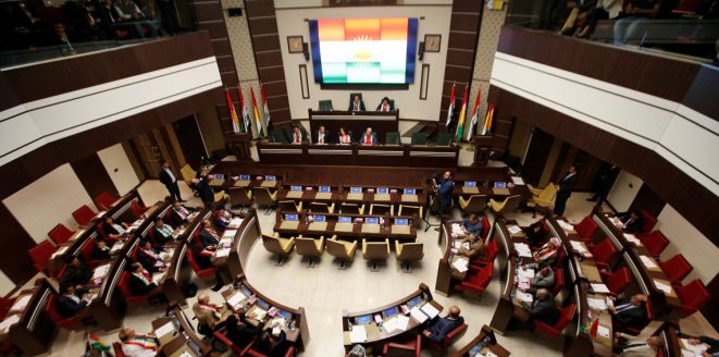 برلمان كردستان منعقدا