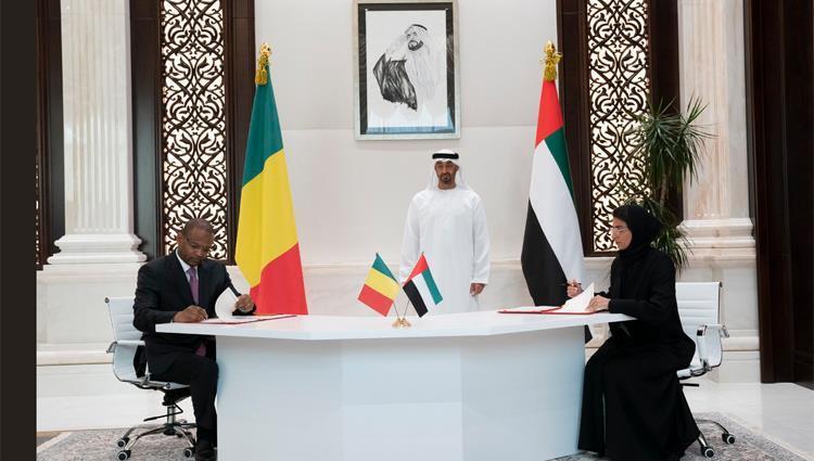 توقيع اتفاقيات بين الإمارات ومالي