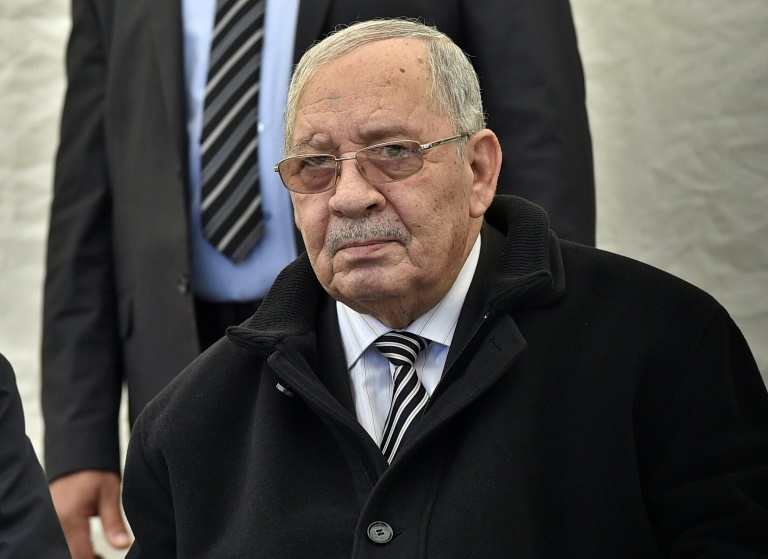 رئيس الأركان الجزائري الفريق أحمد قايد صالح في الجزائر في 6 شباط/فبراير 2019