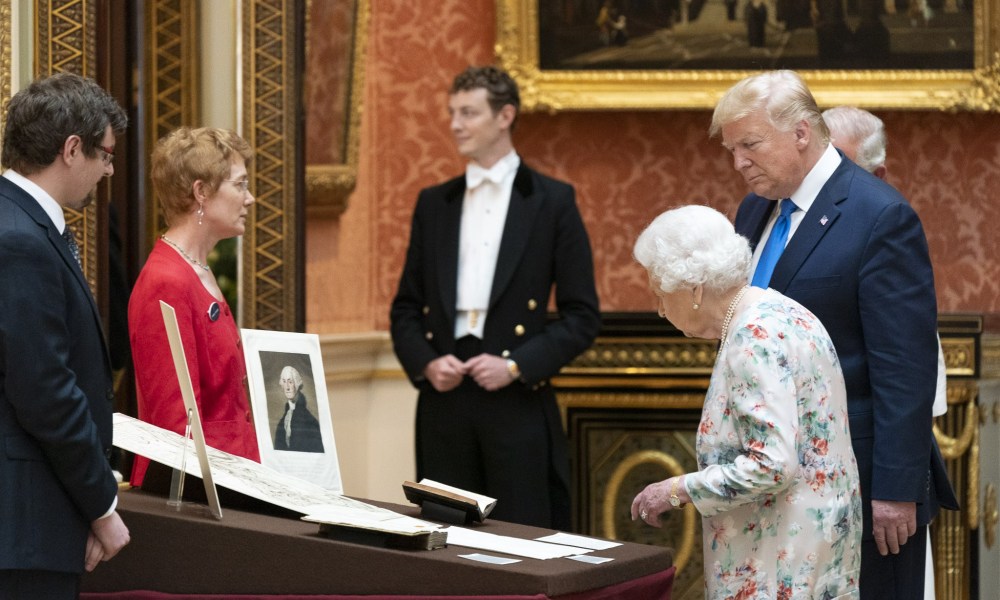 صور للبيت الأبيض عن استقبال الملكة اليزابيث لترمب