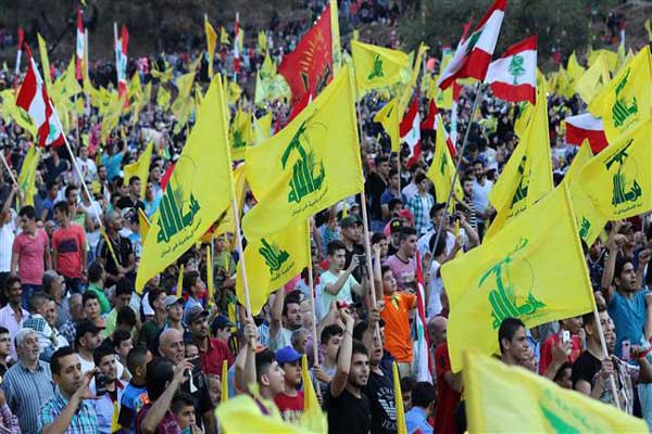 إحدى التظاهرات لمناصري حزب الله في لبنان