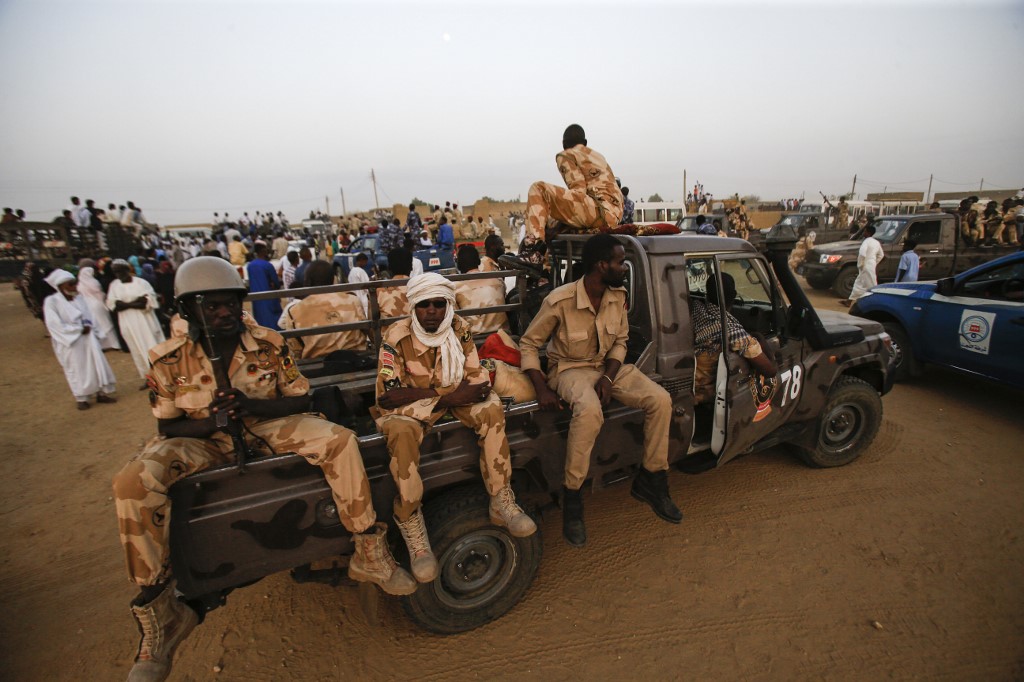 عناصر من قوات الدعم السريع في الخرطوم 