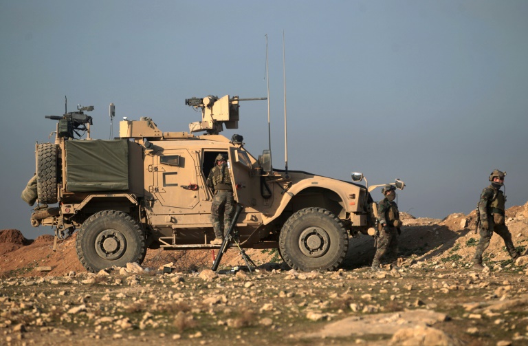 وحدات من القوات الاميركية الخاصة قرب الموصل (العراق) في فبراير 2017