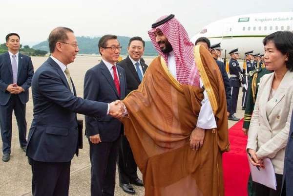 الأمير محمد بن سلمان في كوريا الجنوبية