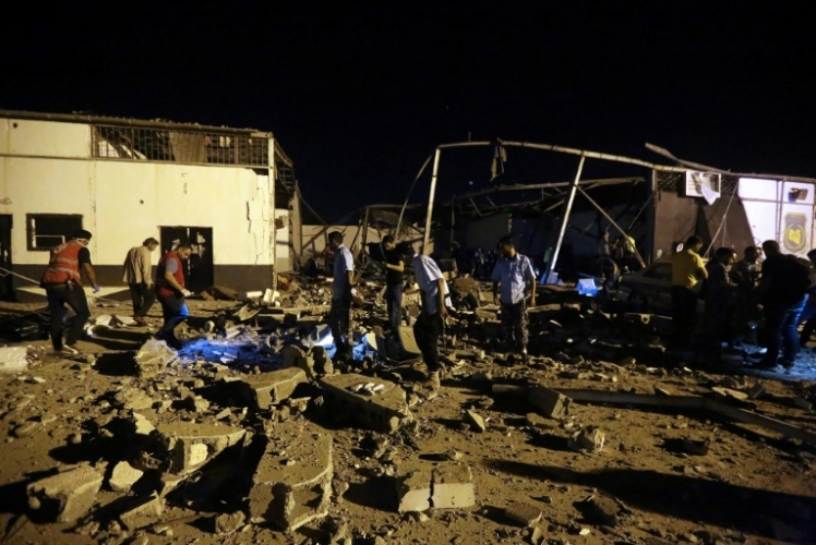 تنديد دولي بمقتل 40 شخصا في مركز لاحتجاز المهاجرين في ليبيا