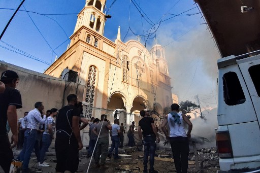 انفجار سيارة مفخخة قرب كنيسة في مدينة القامشلي السورية