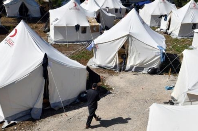 مخيم لاجئين في فوجاك قرب مدينة بيهاج بالبوسنة في الثاني من يوليو 2019