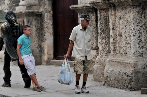 رجل مسن في هافانا