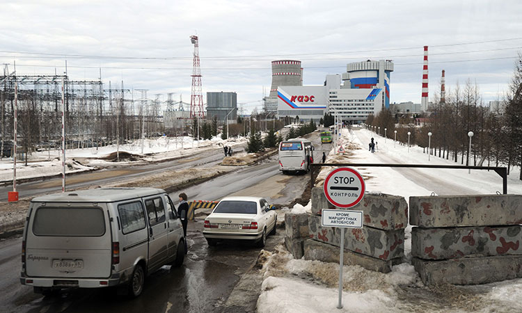 توقف ثلاثة مفاعلات في محطة نووية روسية بعد انقطاع التيار الكهربائي