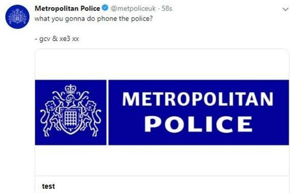 حساب شرطة لندن على تويتر يتعرّض للقرصنة