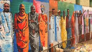 الغرافيتي لتخليد ذكرى ضحايا الثورة في السودان