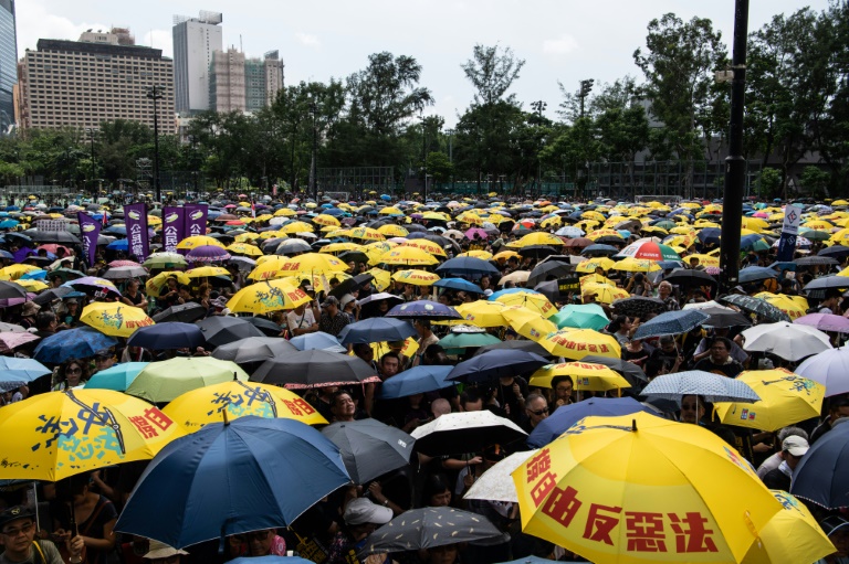 تظاهرة جديدة صاخبة ضد الحكومة في هونغ كونغ