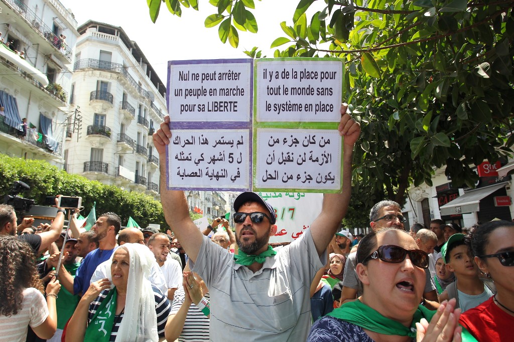 من تظاهرات يوم الجمعة في العاصمة الجزائرية