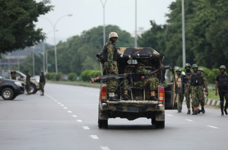 انتشار عسكري نيجيري في أبوجا خلال تظاهرة للشيعة للمطالبة بإطلاق سراح زعيم 
