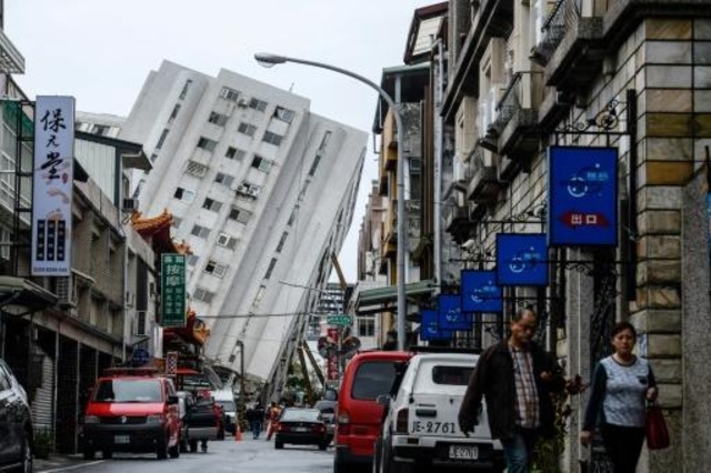 زلزال شدته 5.9 درجات يضرب تايوان ويؤدي إلى انقطاع الكهرباء