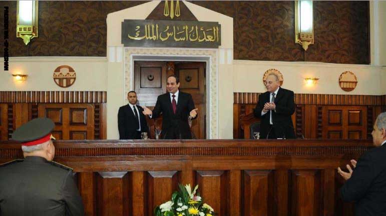 مخاوف حول ميزان العدل في مصر بعد تعيينات قضائية قام بها السيسي