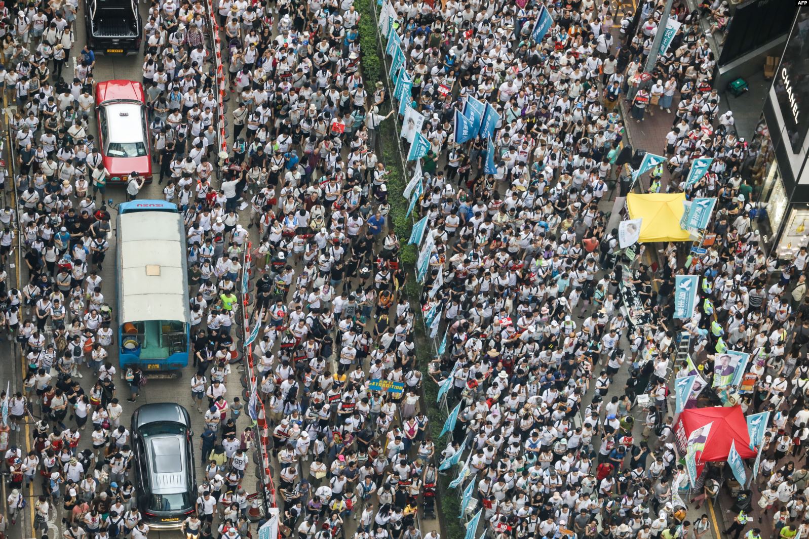 ترمب يحذر الصين من مغبة قمع تظاهرات هونغ كونغ