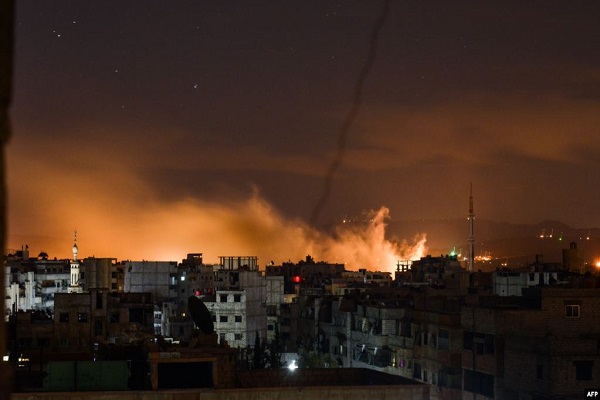 الطيران الإسرائيلي يشن غارات على دمشق