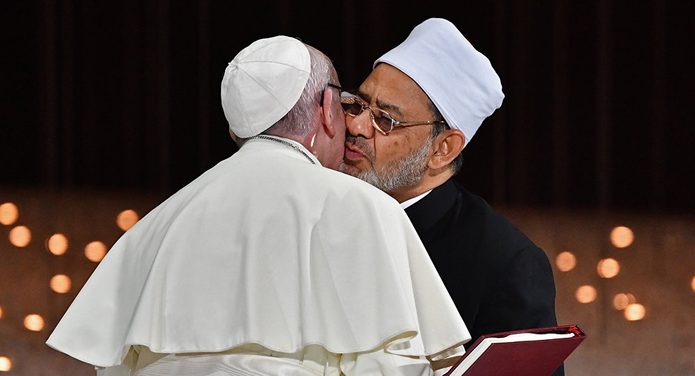 شيخ الازهر والبابا فرنسيس