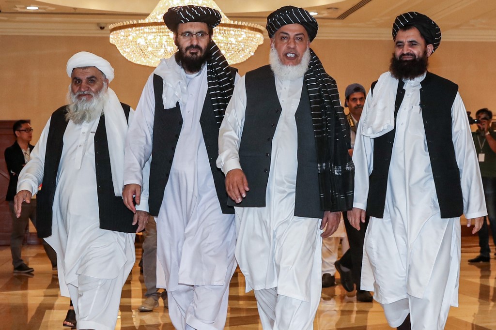 وفد طالبان للمفاوضات مع واشنطن في الدوحة