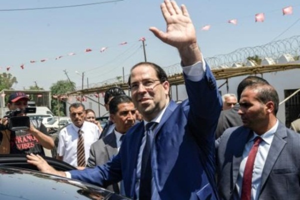 رئيس الحكومة التونسية يوسف الشاهد في العاصمة التونسية