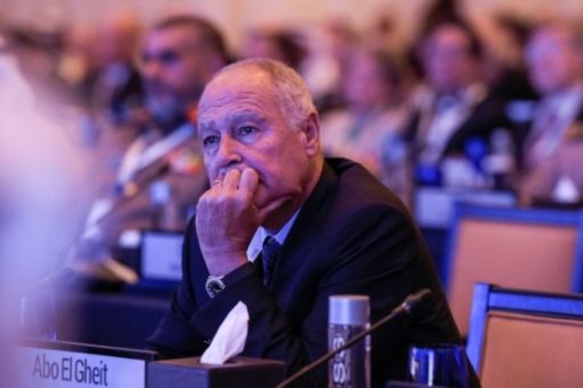 الأمين العام للجامعة العربية أحمد أبو الغيط - أ ف ب