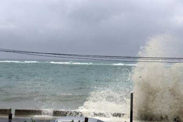 اقتراب الإعصار دوريان من ناسو في 1 سبتمبر 2019