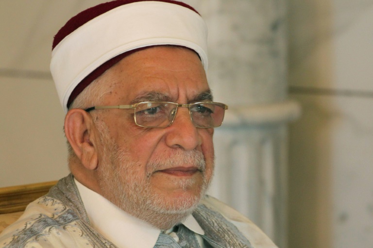 عبد الفتاح مورو مرشح حزب النهضة الاسلامي في تونس للانتخابات الرئاسية المبكرة في 15 ايلول/سبتمبر، في 11 آب/اغسطس 2019 بقرطاج.