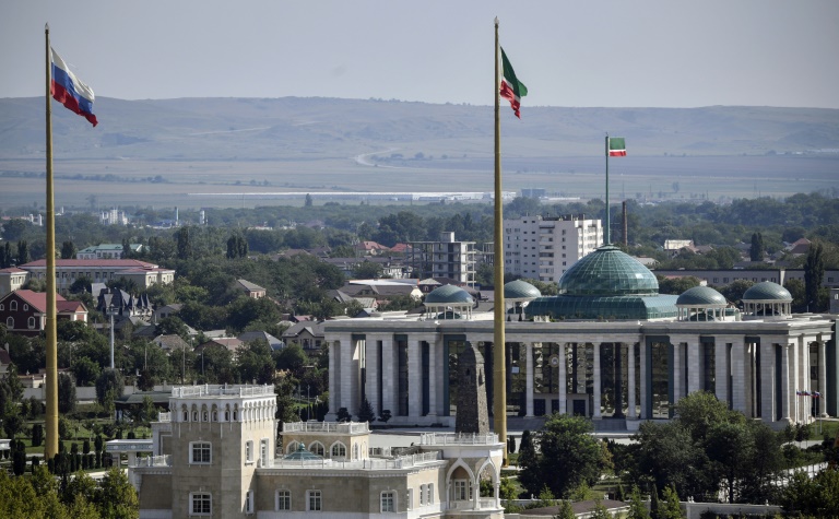 مقر إقامة الرئيس الشيشاني رمضان قديروف في عاصمة الشيشان غروزني بتاريخ 26 تموز/يوليو 2019