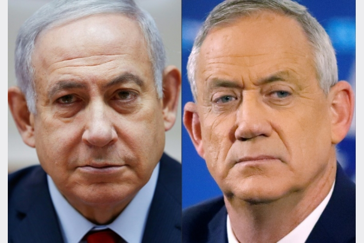 نتانياهو وغانتس يتفاوضان على تقاسم السلطة