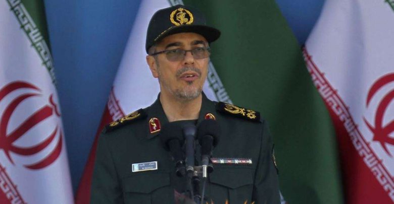  رئيس هيئة الأركان العامة للقوات المسلحة الإيرانية اللواء محمد باقري
