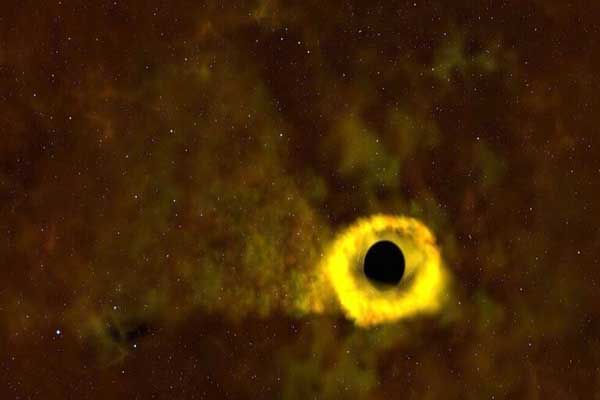 'ناسا'' ترصد لحظة تدمير ثقب أسود لنجم