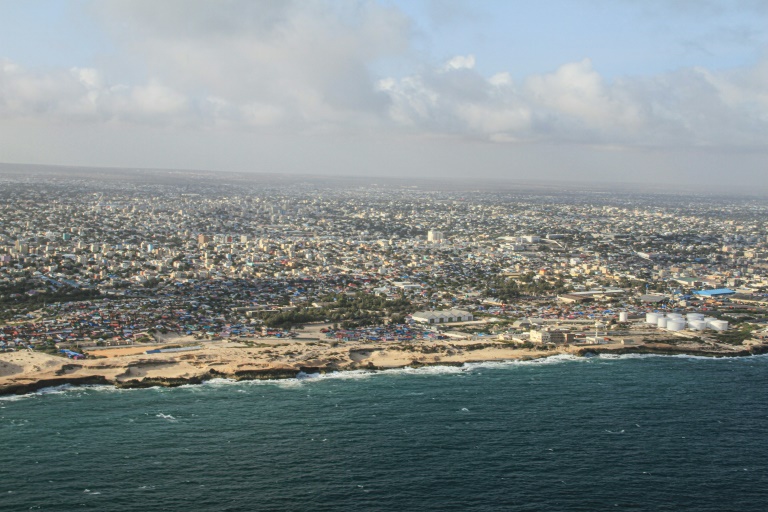 مشهد جويّ للعاصمة الصومالية مقديشو في 19 ايلول/سبتمبر 2019.