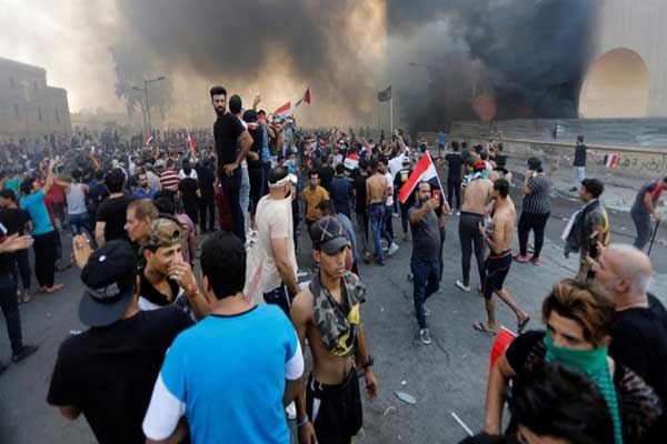 استمرار الاحتجاجات في العراق