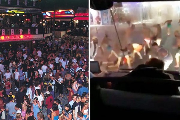 لقطات تناقلتها الصحافة القبرصية العالمية عن المشاجرة