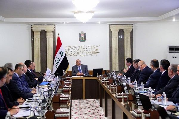 الحكومة العراقية مجتمعة بجلسة استثنائية برئاسة عبد المهدي لبحث مطالب المحتجين
