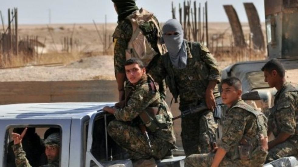 مقاتلون من وحدات حماية الشعب الكردية في الحسكة أ ف ب/ أرشيف