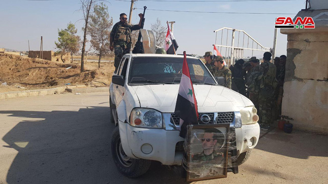 وحدات من الجيش السوري -صورة لـ