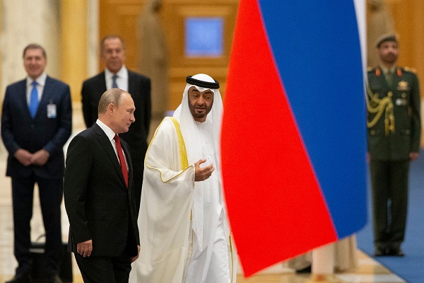 الشيخ محمد بن زايد: العلاقات مع روسيا في تطور مستمر