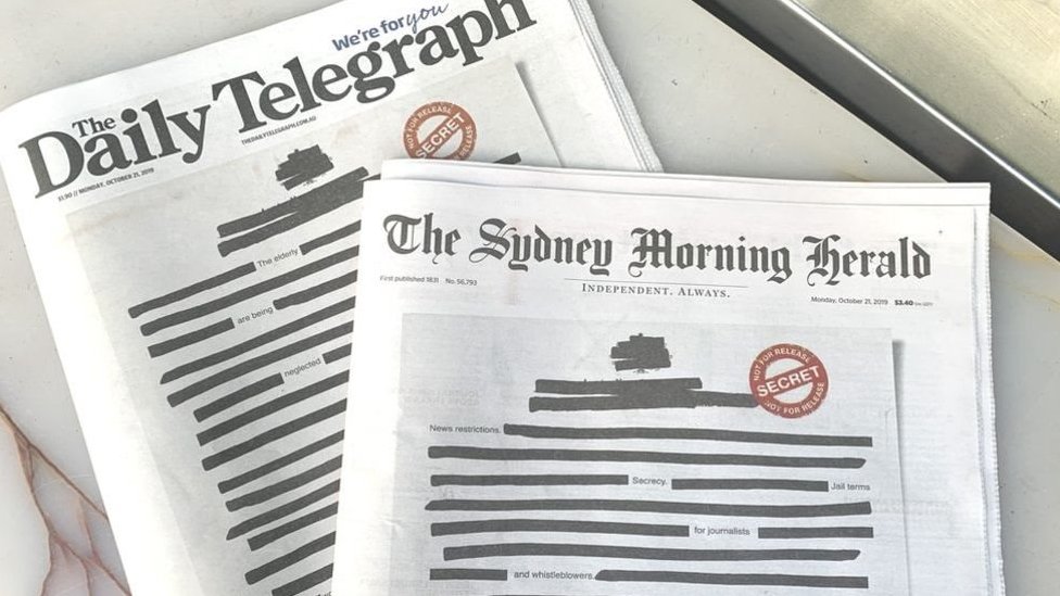 صحف أسترالية تُسود صفحاتها الأولى احتجاجا على 