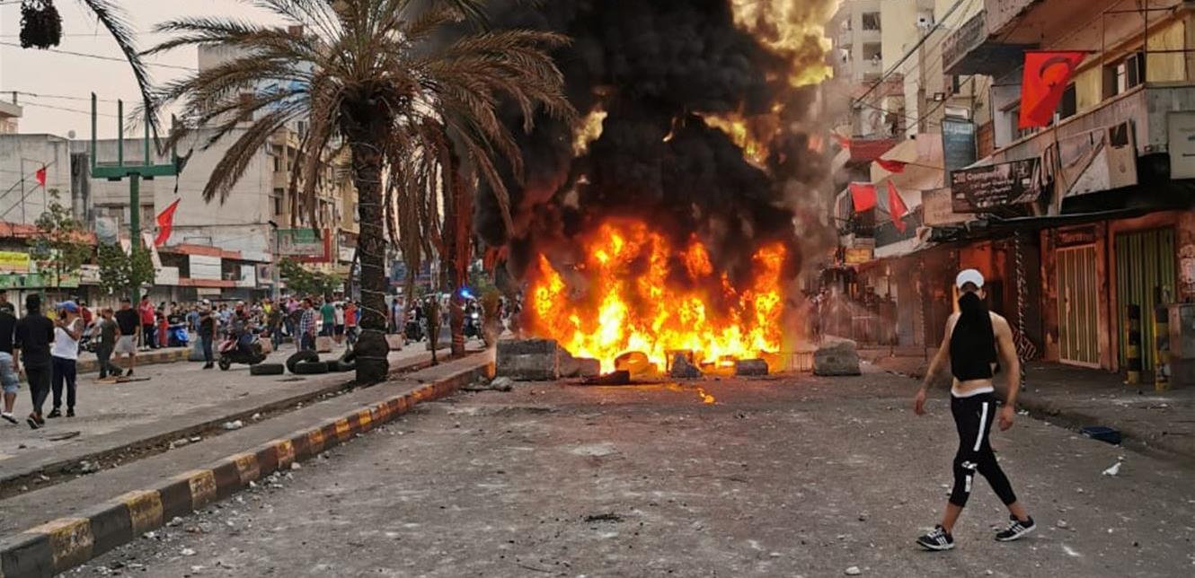 إشكال البداوي أجج حوادث اليوم العاشر في الثورة اللبنانية
