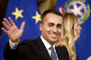 وزير الخارجية الإيطالي لويجي دي مايو في 5 أيلول/سبتمبر 2019 في روما