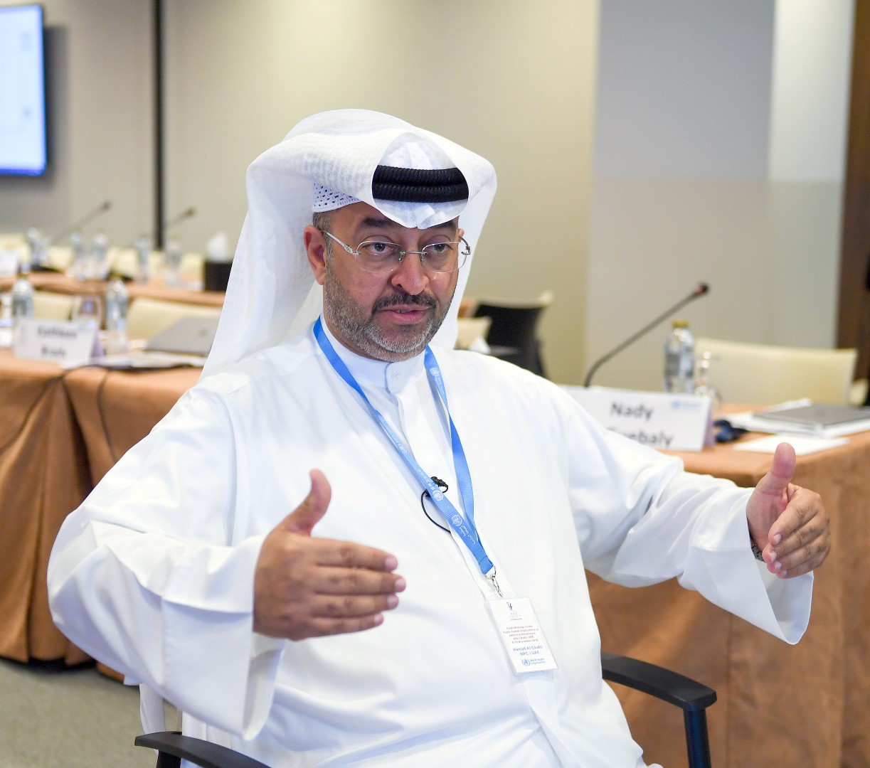 الدكتور حمد الغافري مدير المركز الوطني للتأهيل في أبوظبي