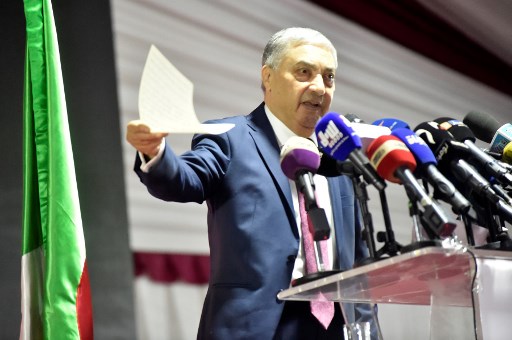 علي بن فليس المرشح للانتخابات الرئاسية الجزائرية المرتقبة