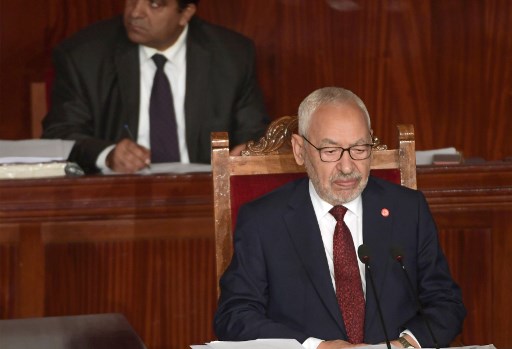 راشد الغنوشي رئيس حركة النهضة في تونس