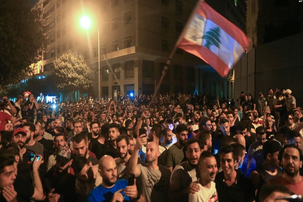 من تظاهرات لبنان- ارشيفية