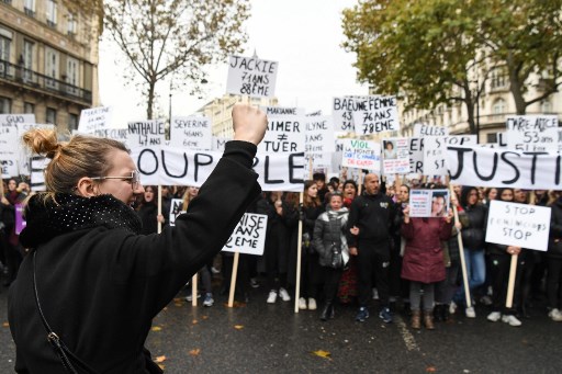 تظاهرات في فرنسا تنديداً بالعنف ضد النساء