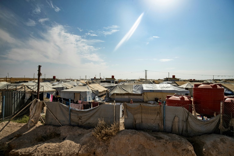 مخيم الهول في شمال شرق سوريا