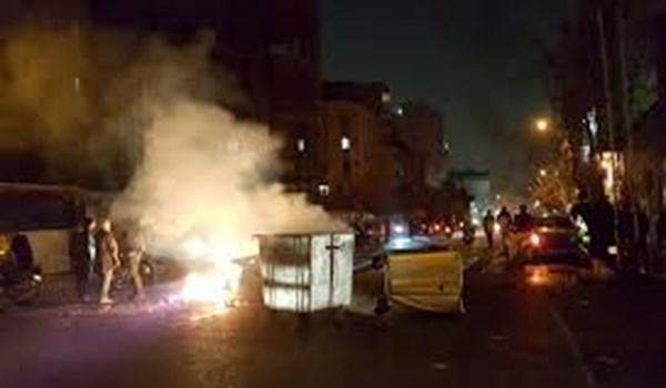 جانب من الاحتجاجات الايرانية 