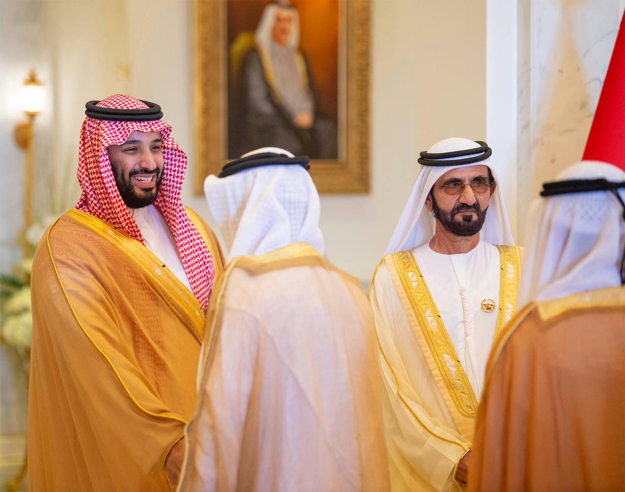 حاكم دبي الشيخ محمد بن راشد مستقبلا ولي العهد السعودي